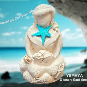 African Yoruba Orisha 𝐘𝐞𝐦𝐚𝐲𝐚 Mother Ocean Goddess Figure Small New Flawed